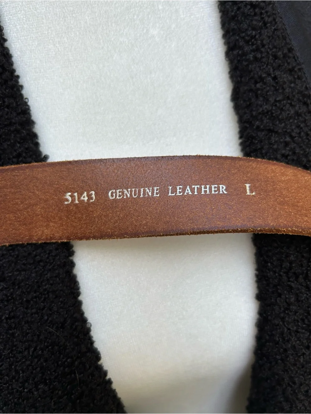 Women's Tan Leather Belt with Gold Bee Buckle